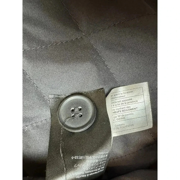 Kangol X H&M Mens Shaket Oversize Shirt Jacket Size XS Charcoal Dark Gray NWOT - Picture 15 of 16